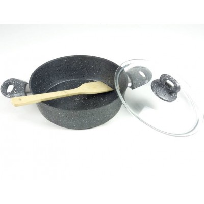 Ρηχή Κατσαρόλα Από Αλουμίνιο και Επικάλυψη Μαρμάρου